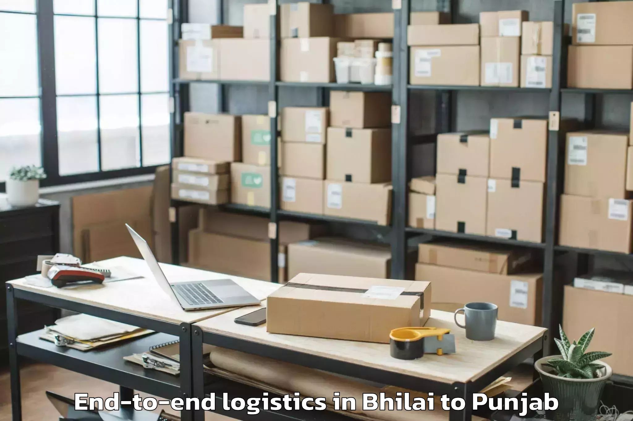 Leading Bhilai to Mansa End To End Logistics Provider